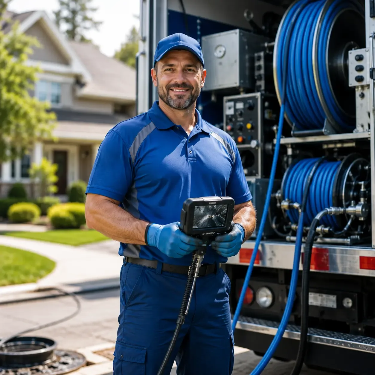 Local outdoor drain cleaning specialists in Bronwood, GA